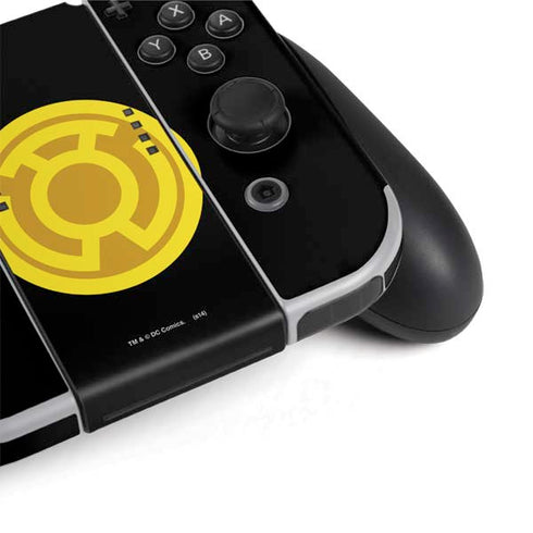 DC Comics Green Lantern Sinestro Emblem Nintendo Switch OLED (2021) Skin